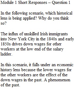 1-2 Module One Short Responses